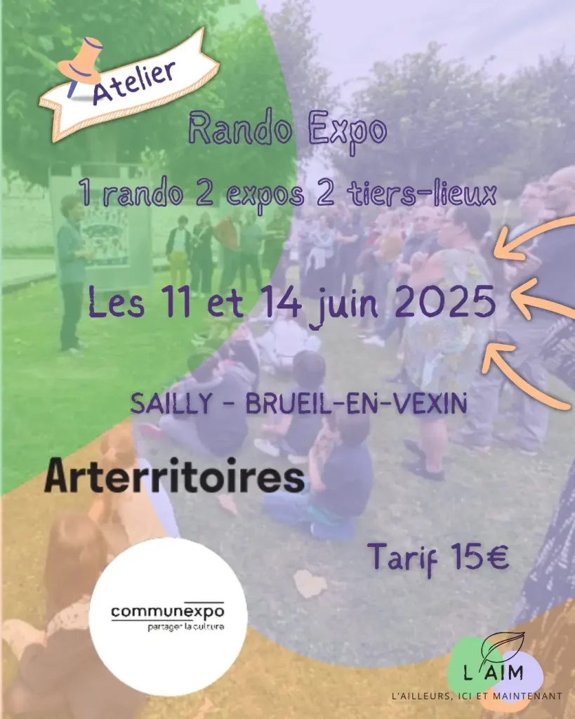 slow tourisme dans le Vexin - rando balade à la découverte de tiers lieux