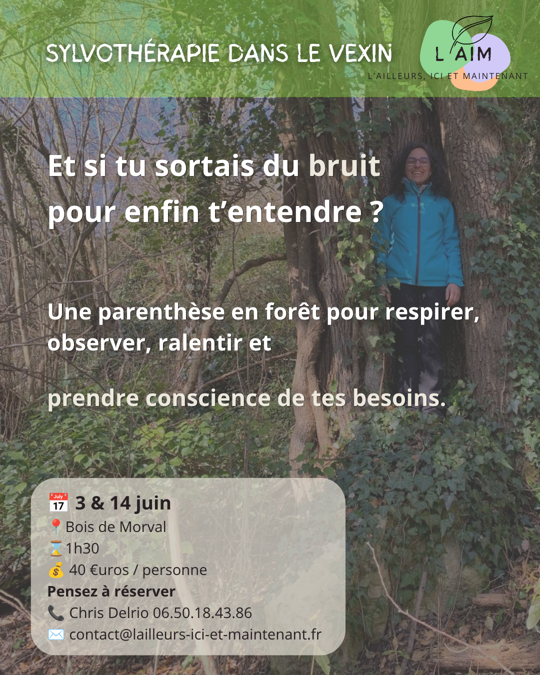 sylvothérapie dans le Vexin, une escape pour se retrouver loin du bruit